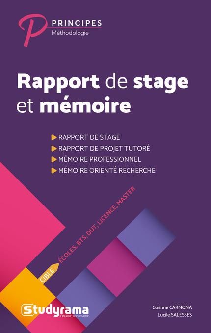 Emprunter Rapport de stage et mémoire. Ecoles, BTS, DUT, Licence, Masters livre