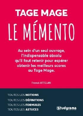 Emprunter TAGE-MAGE, le mémento livre