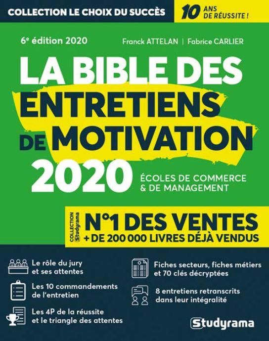 Emprunter La bible des entretiens de motivation et de personnalité. Concours d'entrée des écoles de commerce e livre