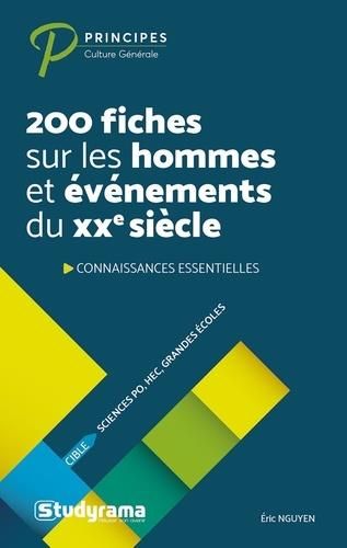 Emprunter 200 fiches sur les hommes et événements du XXe siècle livre