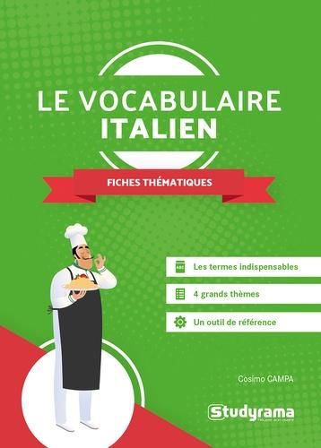 Emprunter Le vocabulaire italien. 60 fiches thématiques livre