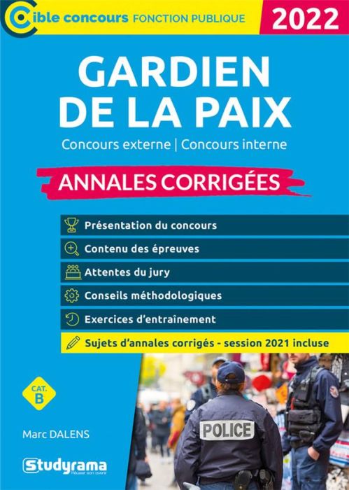 Emprunter Annales corrigées Gardien de la paix. Concours externe, concours interne annales corrigées, Edition livre