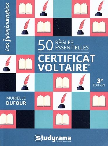 Emprunter 50 règles essentielles Certificat Voltaire. 3e édition revue et corrigée livre