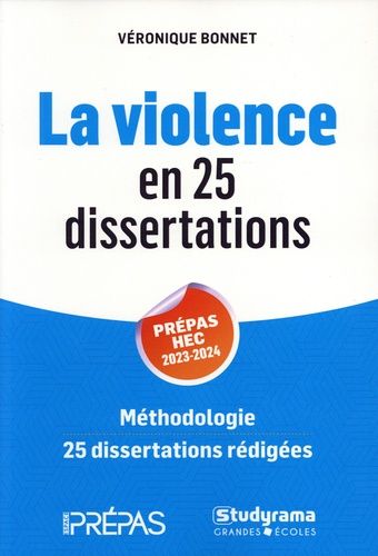 Emprunter La violence en 25 dissertations. Sujet des concours EC 2024, Edition 2023-2024 livre