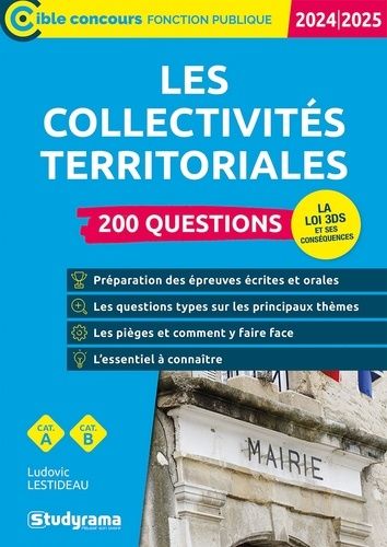 Emprunter Les collectivités territoriales. 200 questions, Edition 2024-2025 livre