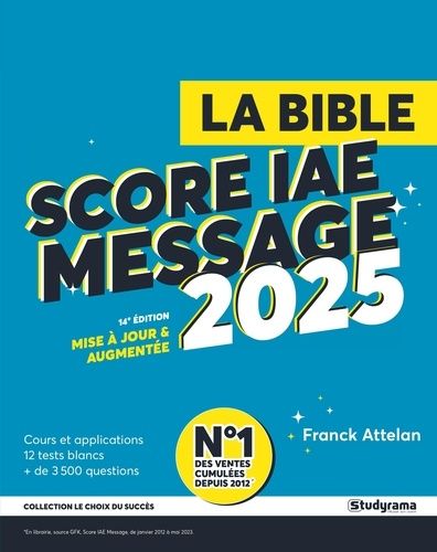 Emprunter La Bible du Score IAE Message 2025 livre