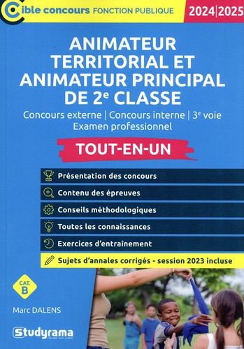 Emprunter Animateur territorial, animateur principal de 2e classe Tout-en-un. Concours externe, interne, 3e vo livre