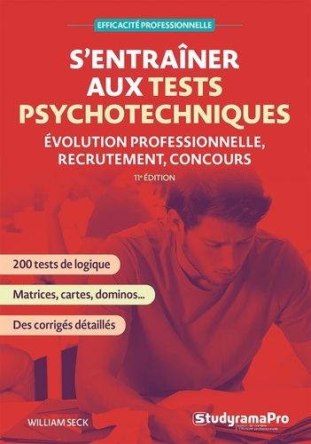 Emprunter S'entraîner aux tests psychotechniques. 11e édition livre