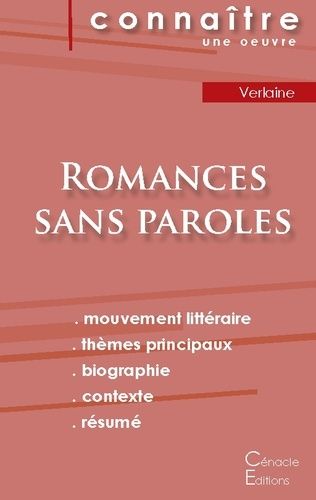 Emprunter Romances sans paroles. Fiche de lecture livre