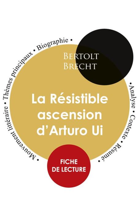 Emprunter Fiche de lecture La Résistible ascension d'Arturo Ui (Étude intégrale) livre