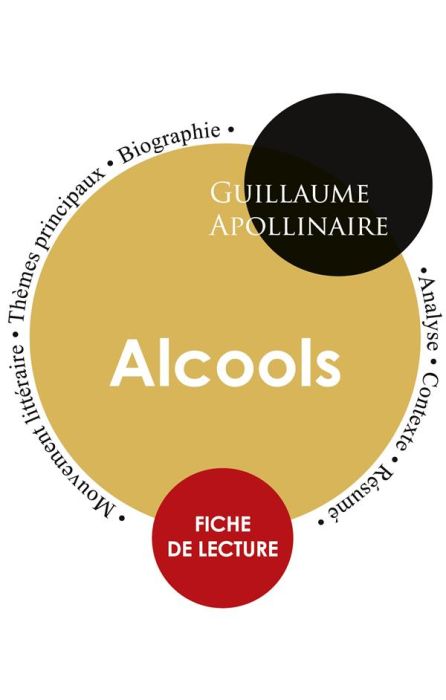 Emprunter Fiche de lecture Alcools de Guillaume Apollinaire (Étude intégrale) livre