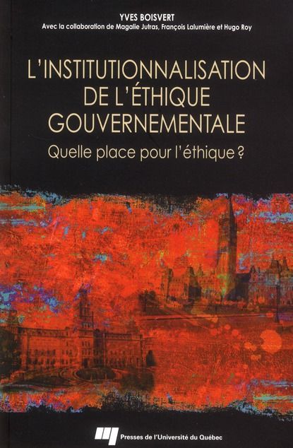 Emprunter INSTITUTIONNALISATION DE L ETHIQUE GOUVERNEMENTALE livre