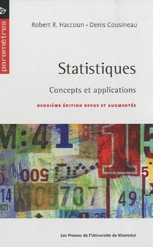 Emprunter Statistiques. Concepts et applications, 2e édition revue et augmentée livre