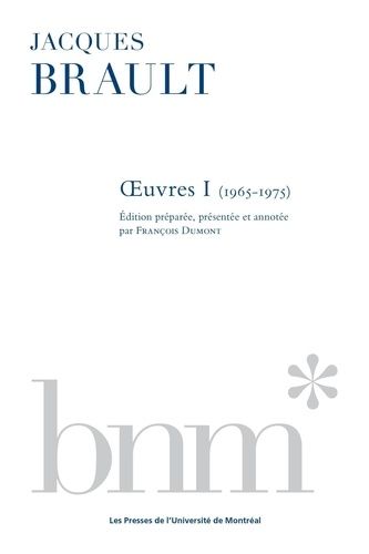 Emprunter Oeuvres I (1965-1975) livre