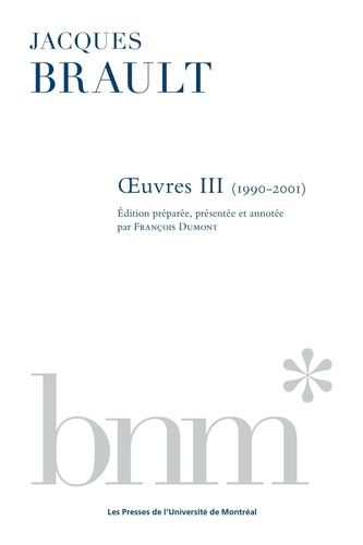 Emprunter Oeuvres III (1990-2001) livre