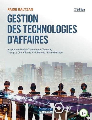 Emprunter Gestion des technologies d'affaires. 2e édition livre