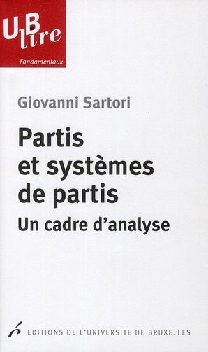 Emprunter Partis et systèmes de partis un cadre d'analyse livre