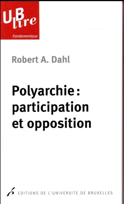 Emprunter Polyarchie : participation et opposition livre