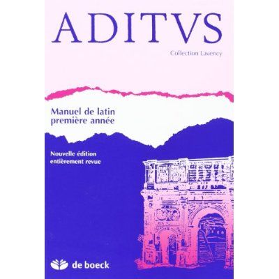 Emprunter Aditus - manuel de latin premiere annee livre