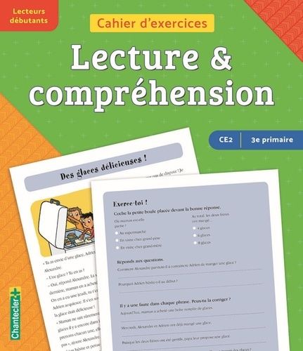 Emprunter Cahier d'exercices Lecture & compréhension CE2 - 3e primaire. Lecteurs débutants Vert-orange livre