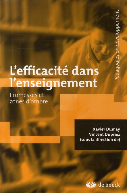 Emprunter L'efficacité dans l'enseignement. Promesses et zones d'ombre livre