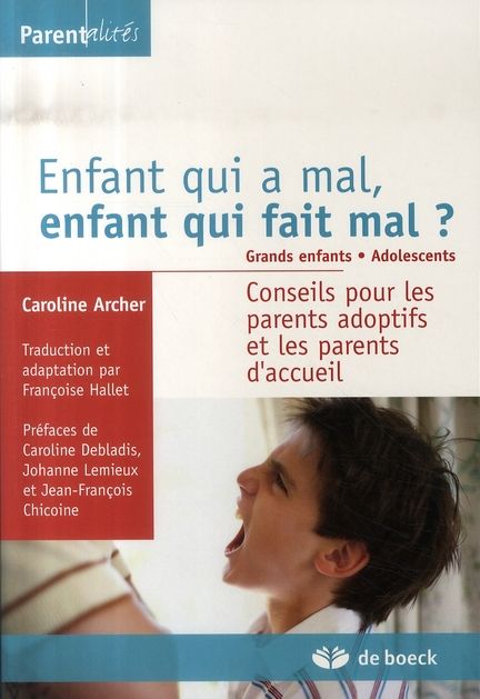 Emprunter Enfant qui a mal, enfant qui fait mal ? Grands enfants. Adolescents. Conseils pour les parents adopt livre