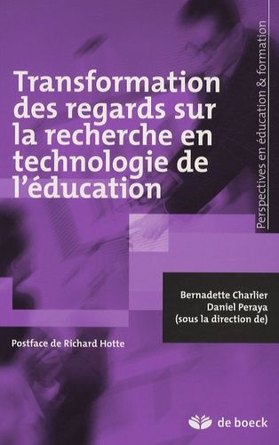 Emprunter Transformation des regards sur la recherche en technologie de l'éducation livre