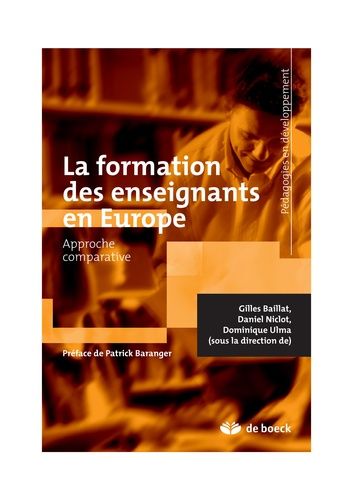 Emprunter La formation des enseignants en Europe livre