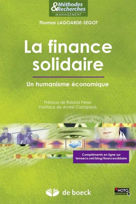 Emprunter La finance solidaire. Un humanisme économique livre