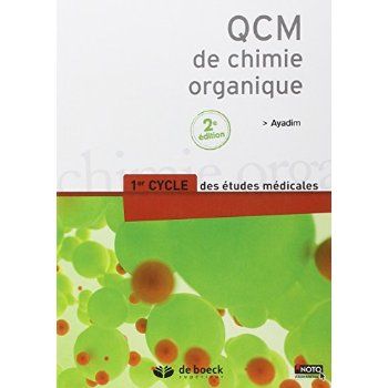 Emprunter QCM de chimie organique. 2e édition livre