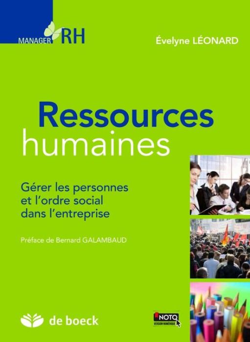 Emprunter Ressources humaines. Gérer les personnes et l'ordre social dans l'entreprise livre