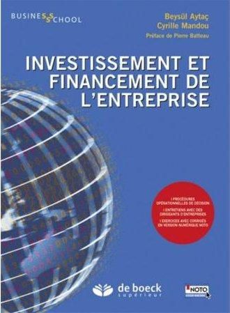 Emprunter Investissement et financement de l'entreprise livre