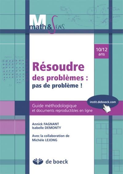 Emprunter Résoudre des problèmes : pas de problème ! Guide méthodologique et documents reproductibles en ligne livre