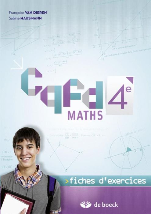 Emprunter Maths 4e CQFD. Fiches d'exercices livre