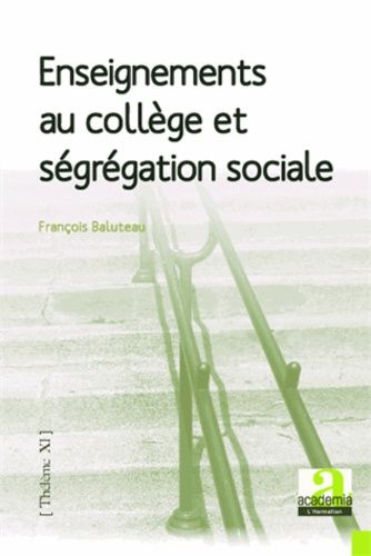 Emprunter Enseignements au collège et ségrégation sociale livre