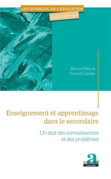 Emprunter Enseignement et apprentissage dans le secondaire livre