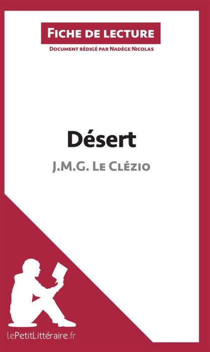 Emprunter Désert. Fiche de lecture livre