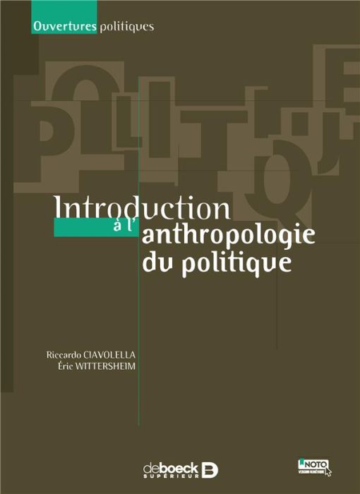 Emprunter Introduction à l'anthropologie politique livre