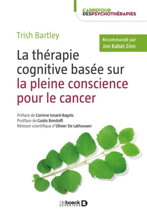 Emprunter La thérapie cognitive basée sur la pleine conscience pour le cancer livre