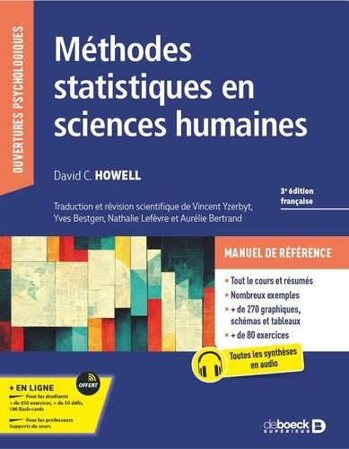 Emprunter Méthodes statistiques en sciences humaines livre