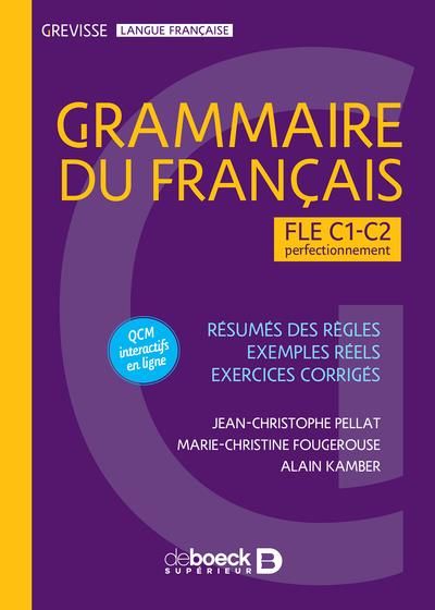 Emprunter Grammaire du français. FLE C1-C2 perfectionnement livre