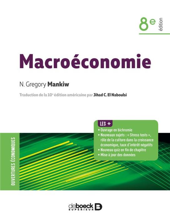 Emprunter Macroéconomie. 8e édition livre