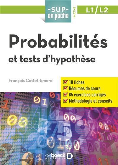 Emprunter Probabilités et tests d'hypothèse. L1/L2 livre