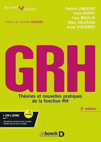 Emprunter GRH. Théories et nouvelles pratiques de la fonction RH, 2e édition livre