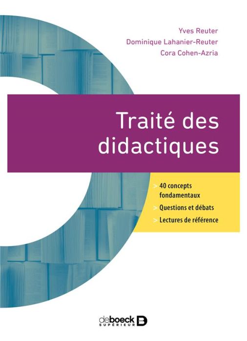 Emprunter Traité des didactiques. Concepts et notions fondamentales livre