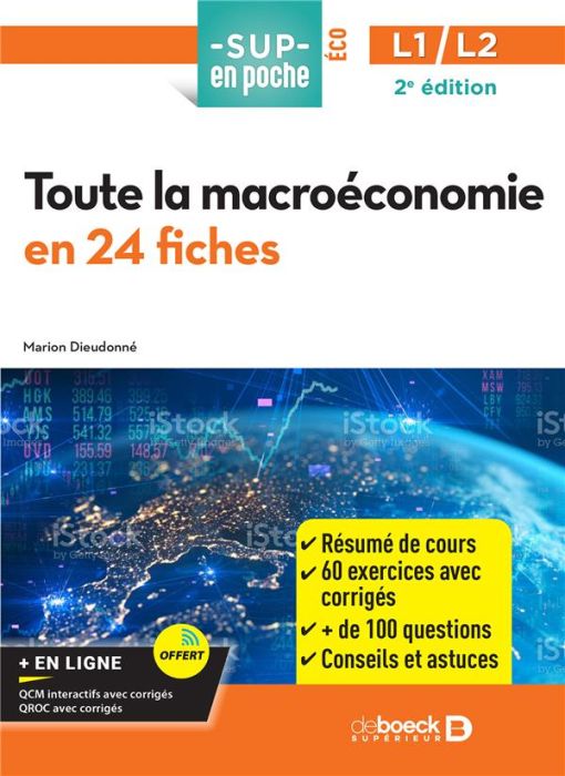 Emprunter La macroéconomie en 24 fiches. 2e édition livre