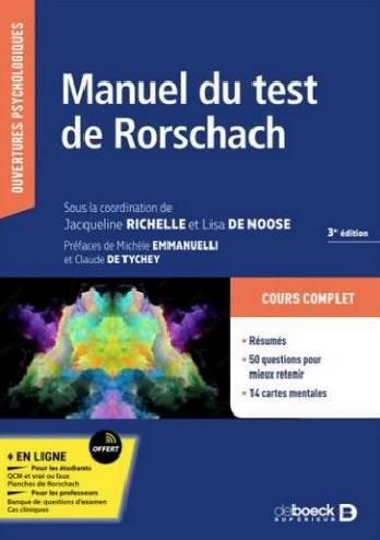 Emprunter Manuel du test de Rorschach. 3e édition livre