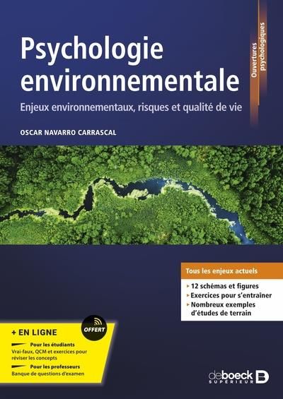 Emprunter Psychologie environnementale. Enjeux environnementaux, risques et qualité de vie livre