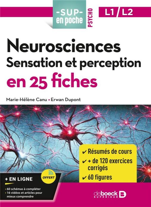 Emprunter Neurosciences L1/L2. Sensation et perception en 25 fiches livre