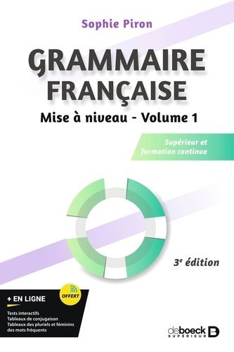 Emprunter Grammaire, Mise à niveau. Tome 1. Supérieur et formation continue, 3e édition livre